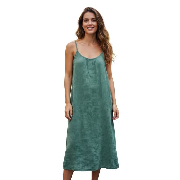 Van Winkle & Co. Women's 100% Cotton Summer Sleepwear Dress Size Small - Picture 1 of 8